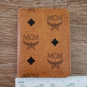 Vintage MCM pre owned ID license photo card holder